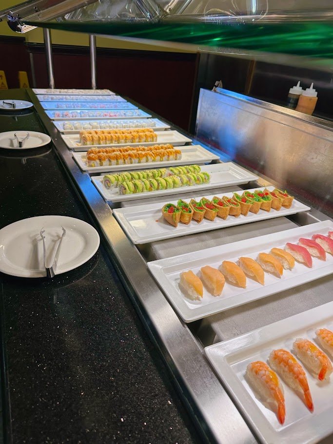 Front view of Asian Buffet on West Ridge Road.